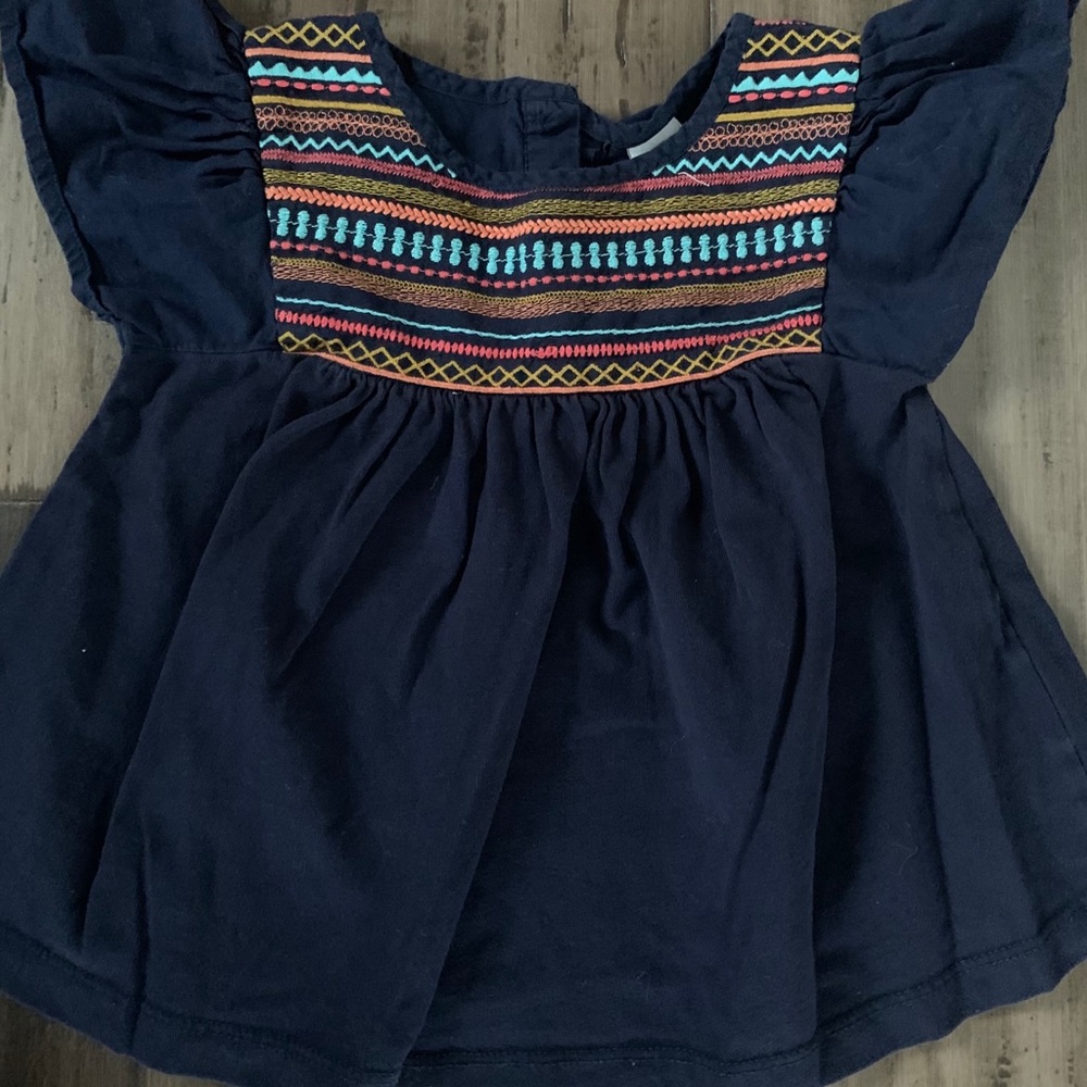 Embroidered top